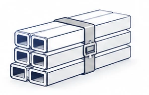 steel strap securing